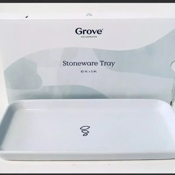 NIB Grove Collaborative Stoneware Sink Side Tray - Picture 2 of 2